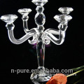 Crystal chandelier candle holders